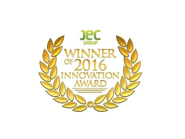 JEC World Award Winner 2016 logo for NCC and evopro